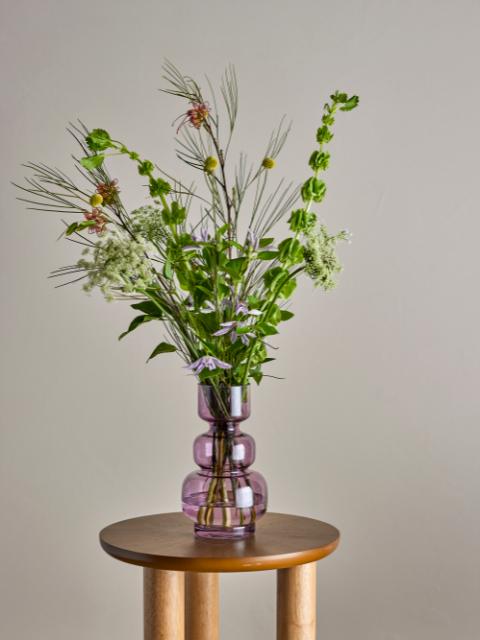 Johnson Vase, Violett, Glas