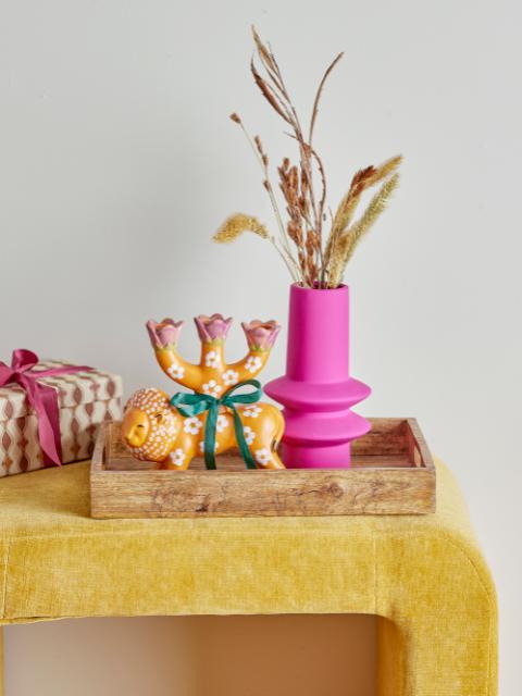 Isold Vase, Pink, Stoneware
