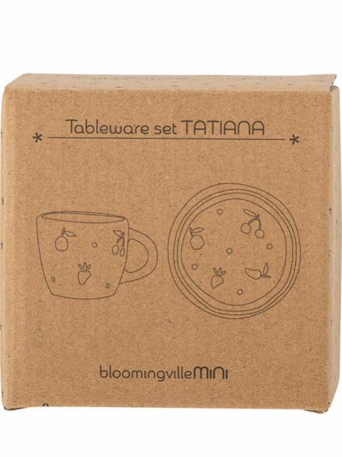 Tatiana Tableware Set, White, Stoneware