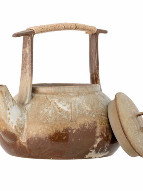 Ikigai Teapot, Brown, Stoneware