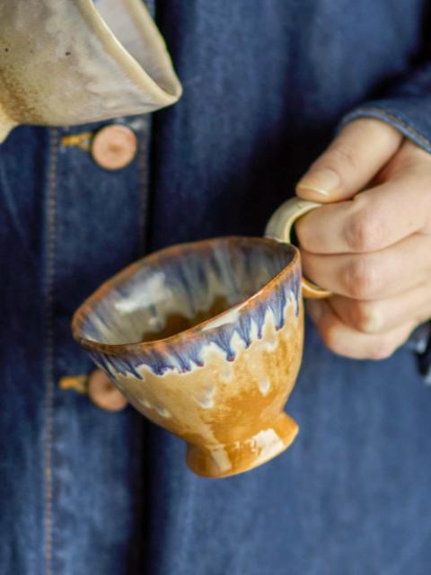Imogen Cup, Blue, Stoneware