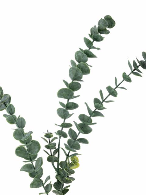 Eucalyptus Künstlich Einzelstiel, Grün, Kunststoff
