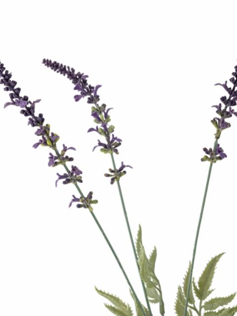 Lavender Tige de Fleur Artificielle, Violet, Plastique