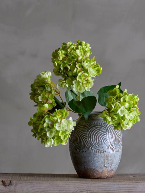 Hydrangea Stem, White, Artificial Flowers
