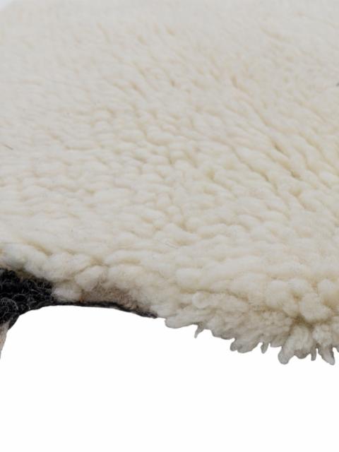 Dolly Rug, White, Wool