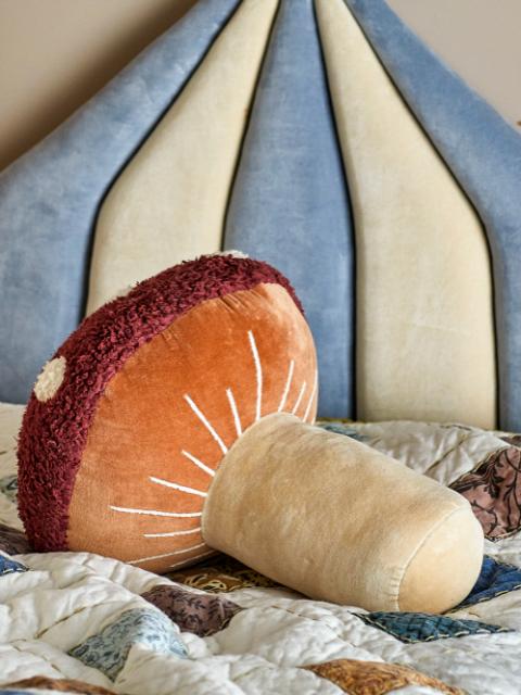 Mushroom Coussin, Rouge, Coton