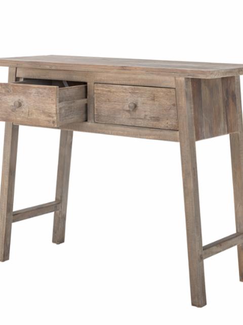Camden Console Table, Nature, Reclaimed Pine Wood