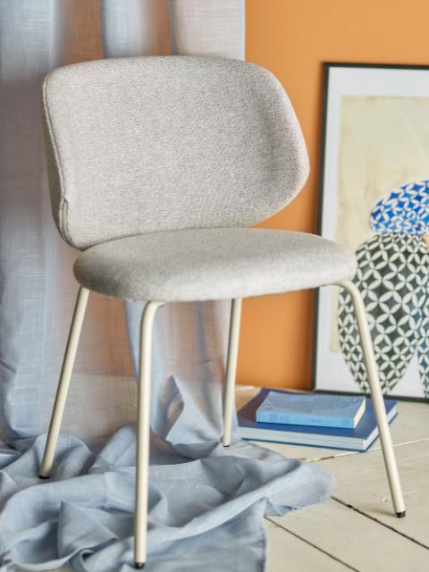 Ponte Dining Chair, Grey, Polyester