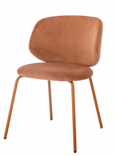 Ponte Dining Chair, Orange, Recycled Polyester