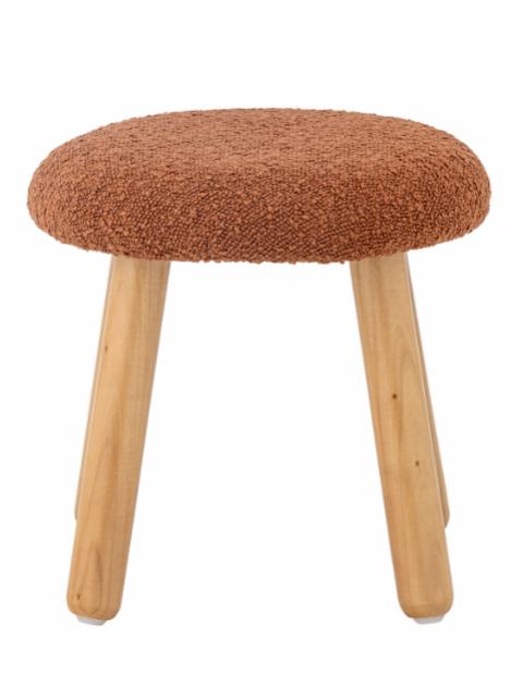 Aksel Stool, Brown, Polyester