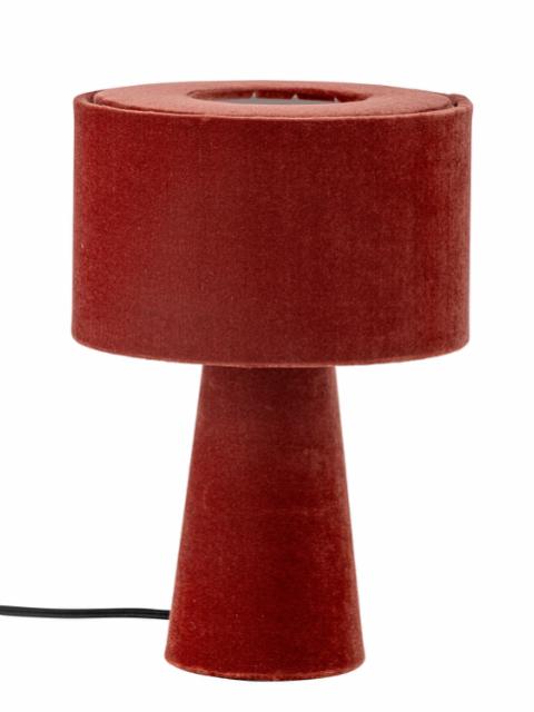 Emmie Lampe de table, Rouge, Polyester