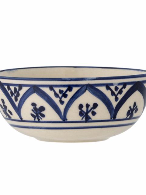 Karlie Bowl, Blue, Stoneware