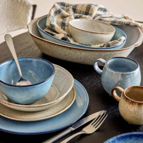 Sandrine Mug, Blue, Grès