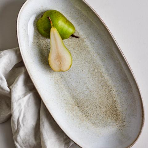 Sandrine Assiette de service, Nature, Grès