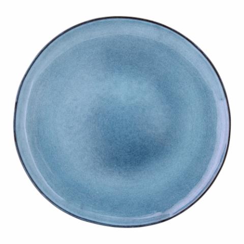 Sandrine Assiette, Blue, Grès