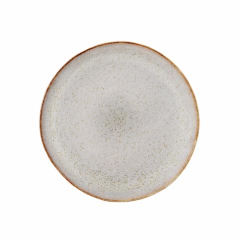 Sandrine Plate, Grey, Stoneware