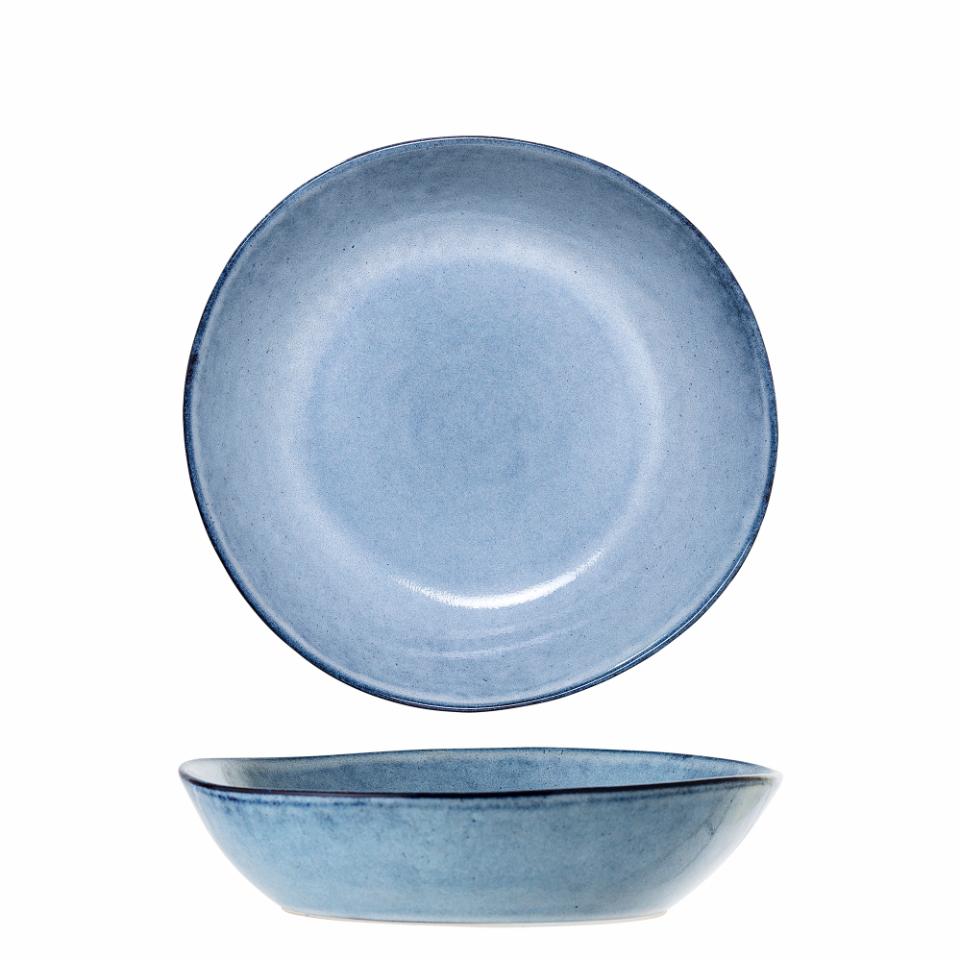 Sandrine Teller Tiefer, Blau, Steingut