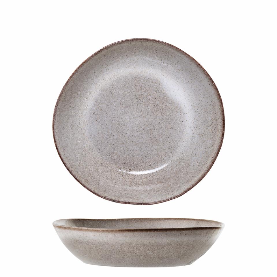 Sandrine Teller Tiefer, Beige, Steingut