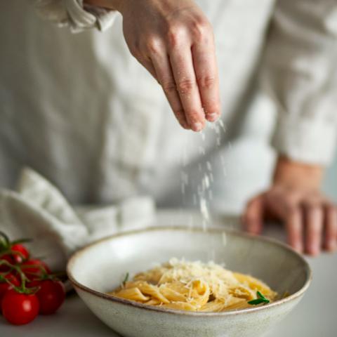 Sandrine Assiette Creuse, Nature, Grès