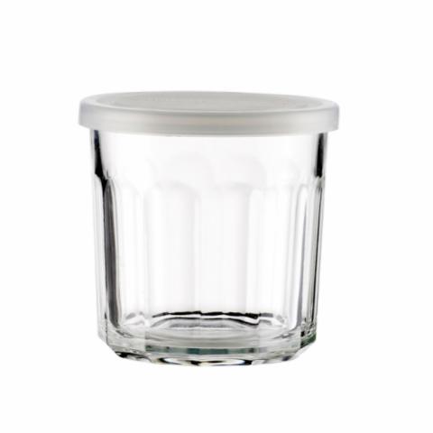 Tessa Jar w/Lid, Clear, Glass