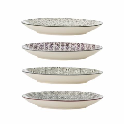 Karine Plate, Multi, Stoneware