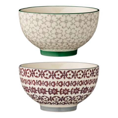 Karine Bowl, Green, Stoneware