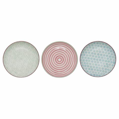 Patrizia Plate, Blue, Stoneware