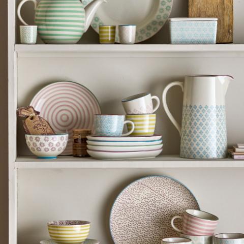 Patrizia Assiette, Multicolore, Grès