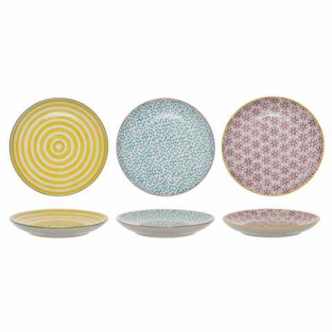 Patrizia Plate, Yellow, Stoneware