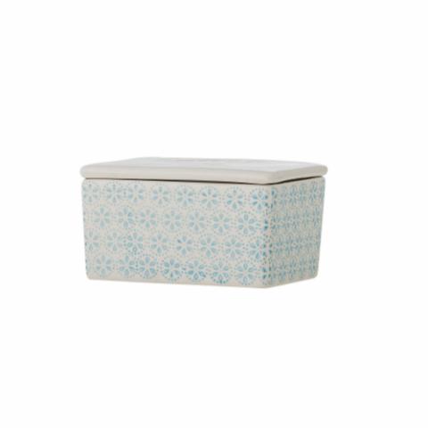 Patrizia Butter Box, Blue, Stoneware
