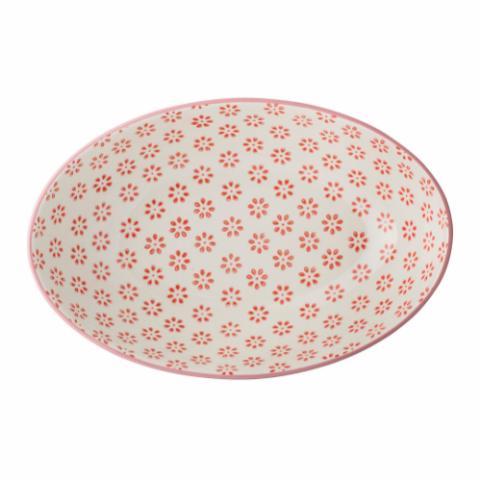 Susie Soup Plate, Red, Stoneware