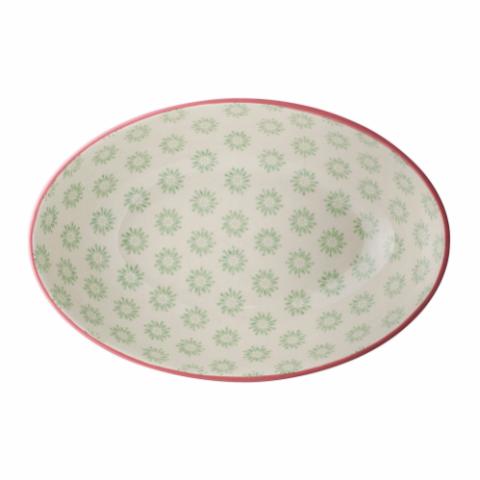 Patrizia Soup Plate, Green, Stoneware