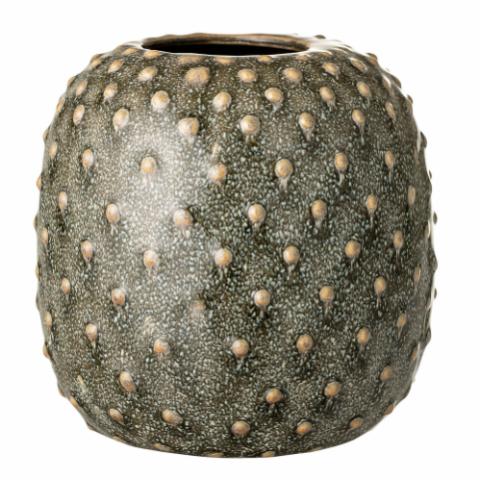 Miras Vase, Green, Stoneware
