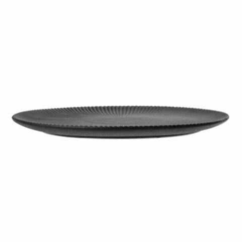 Neri Plate, Black, Stoneware