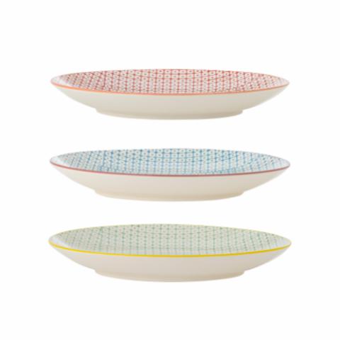 Carla Plate, Multi, Stoneware