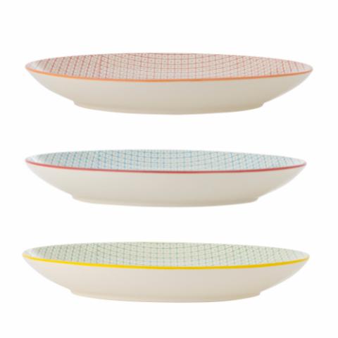 Carla Plate, Multi, Stoneware