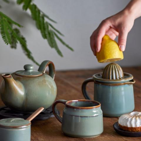 Pixie Presse-agrumes, Verte, Grès