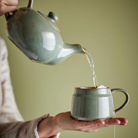 Pixie Tasse, Verte, Grès