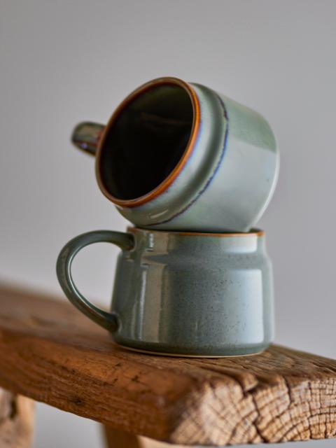 Pixie Mug, Green, Stoneware