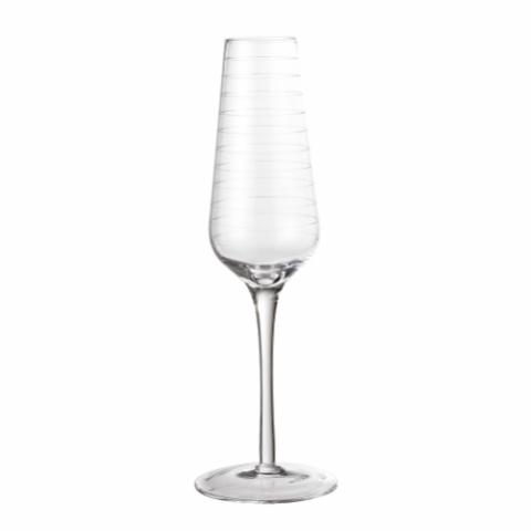 Alva Champagne Glas, Klar, Glas