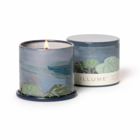 Hidden Lake Demi Vanity Tin Kerze, Blau,