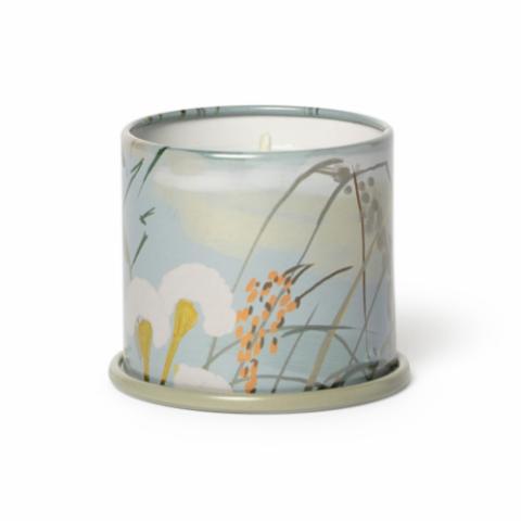 Fresh Sea Salt Demi Vanity Tin Candle, Green,