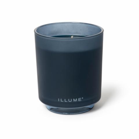 Hidden Lake Box Glass Candle, Bleu,