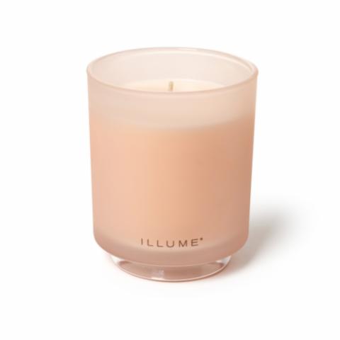 Coconut Milk Mango Box Glass Candle, Rose,
