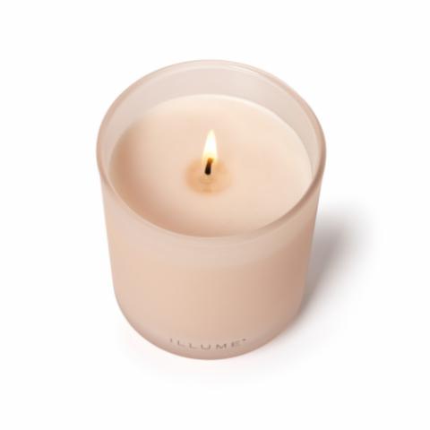 Coconut Milk Mango Box Glass Candle, Rose,