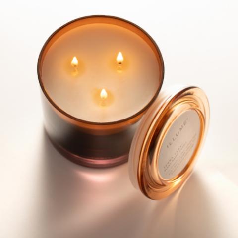 Terra Tabac Statement Glas Duftlys, Brun,