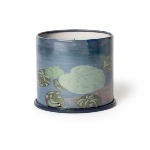 Hidden Lake Vanity Tin Bougie, Bleu,