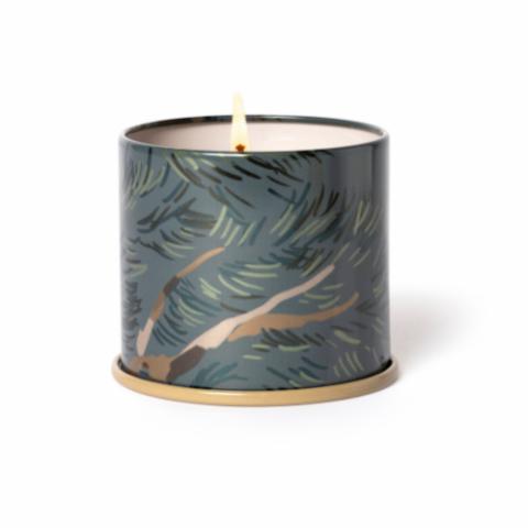 Hinoki Sage Vanity Tin Bougie, Verte,