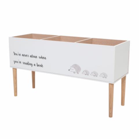 Salam Book Stand, White, MDF
