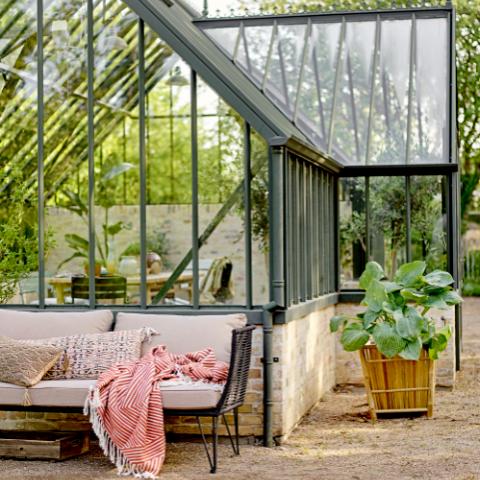 Mundo Sofa, Black, Metal